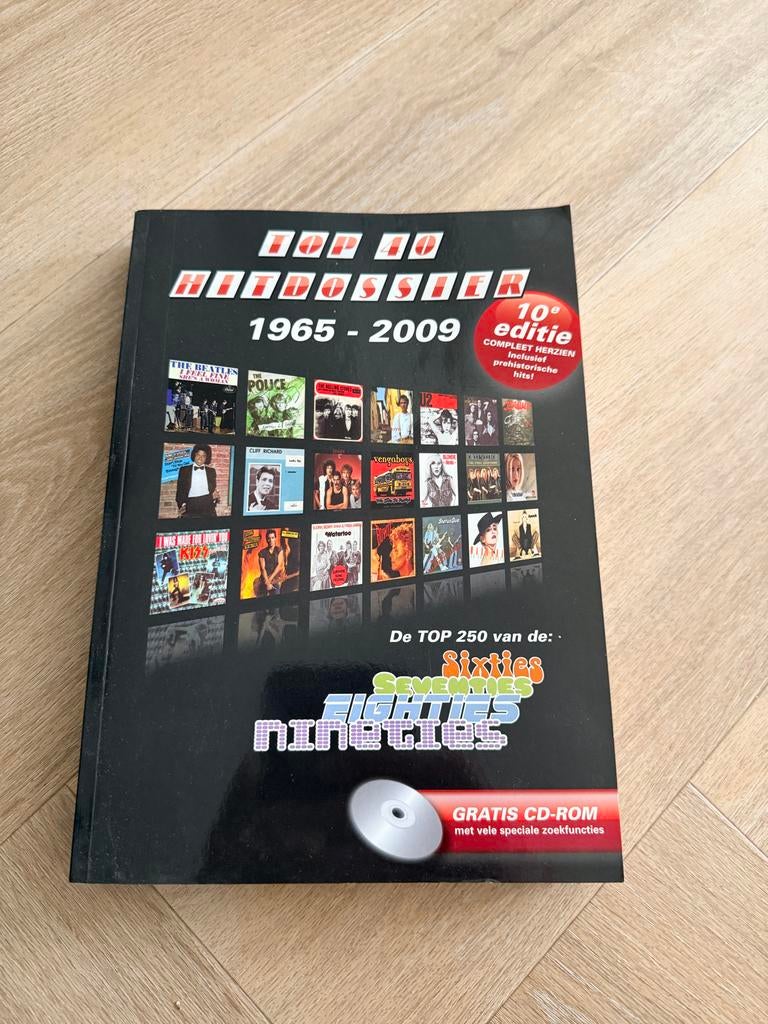 Top 40 Hitdossier 1965-2009 + CD-ROM, Boeken, Ophalen of Verzenden, Zo goed als nieuw, Algemeen