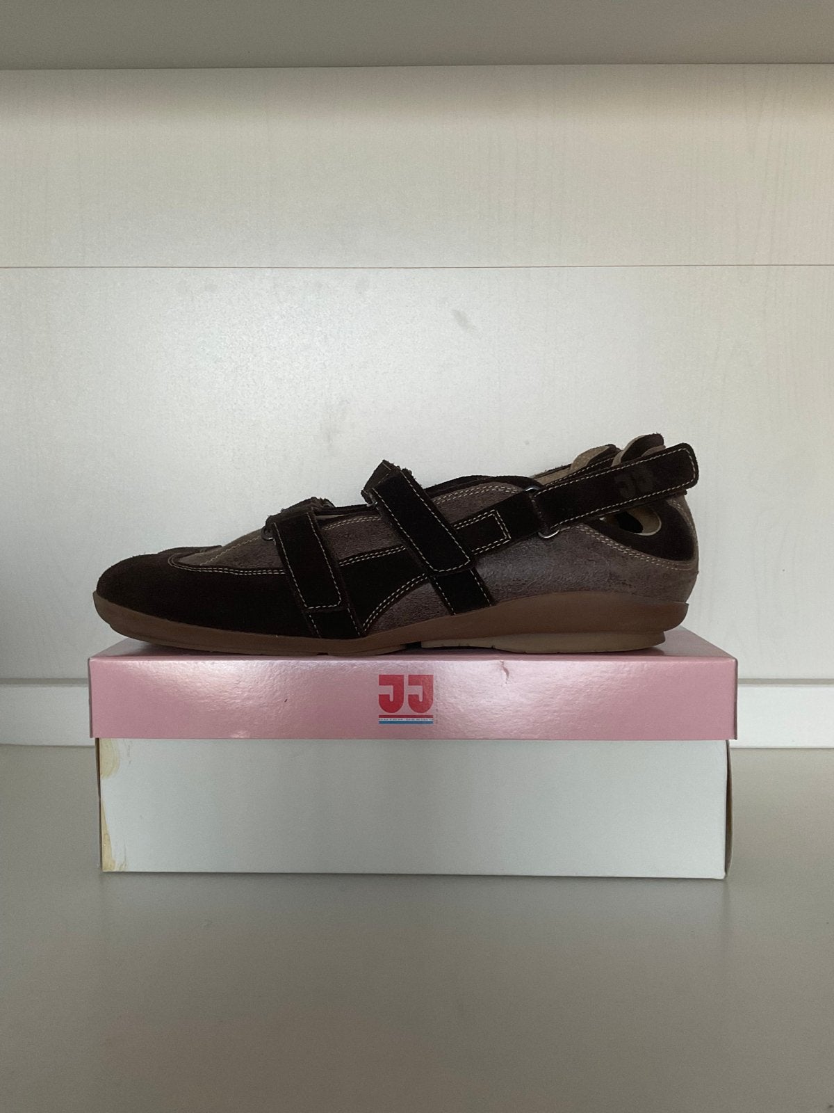 JJ Footwear Ceciel Instappers Maat 42, Ophalen of Verzenden, Zo goed als nieuw, Bruin, Instappers