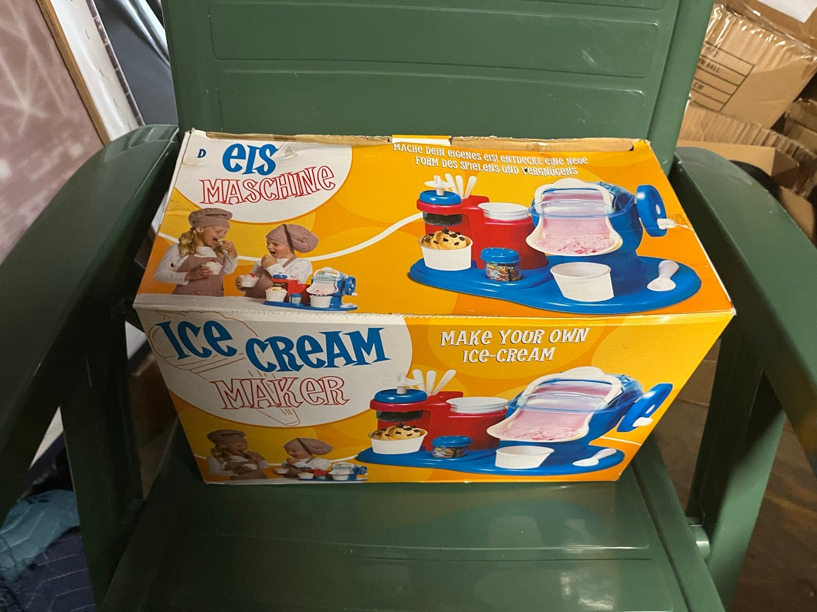 IJsmachine Speelgoed Set voor Kinderen, Ophalen, Zo goed als nieuw, Jongen of Meisje