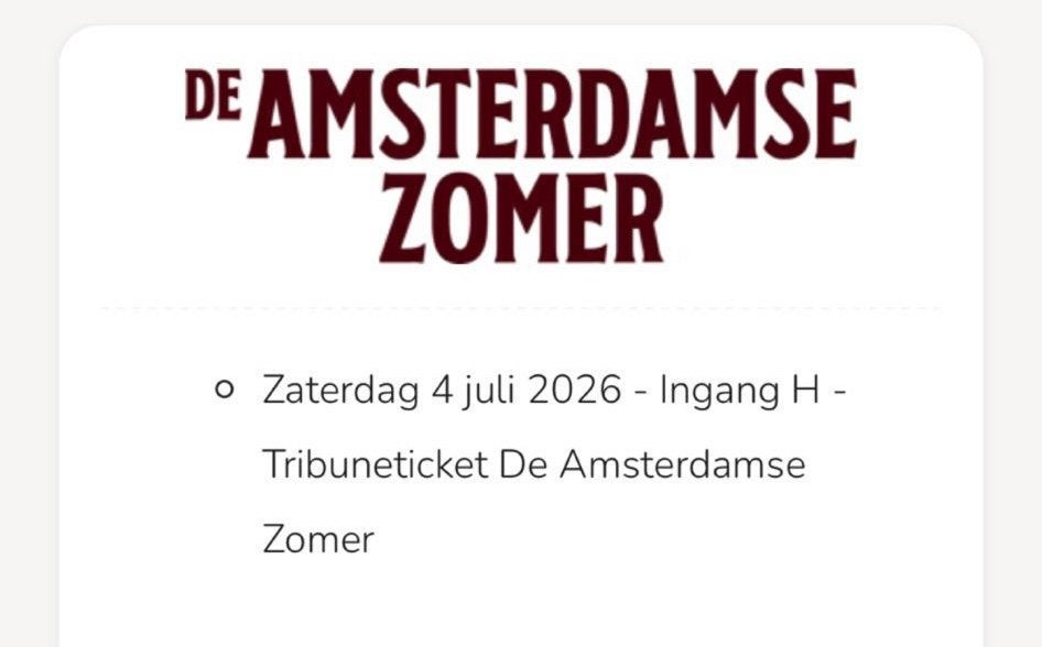 Amsterdamse zomer 4 juli 2026, Twee personen