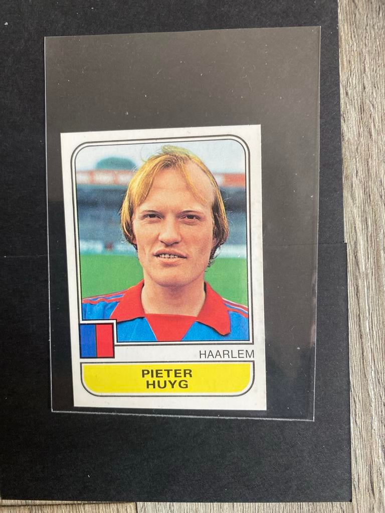 Panini Voetbal 82 Piet Huyg HFC Haarlem - Nieuwstaat, Ophalen of Verzenden, Nieuw, Plaatje