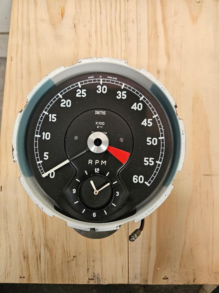 Jaguar MK2 toerenteller met klokje beide goed werkend, Ophalen of Verzenden