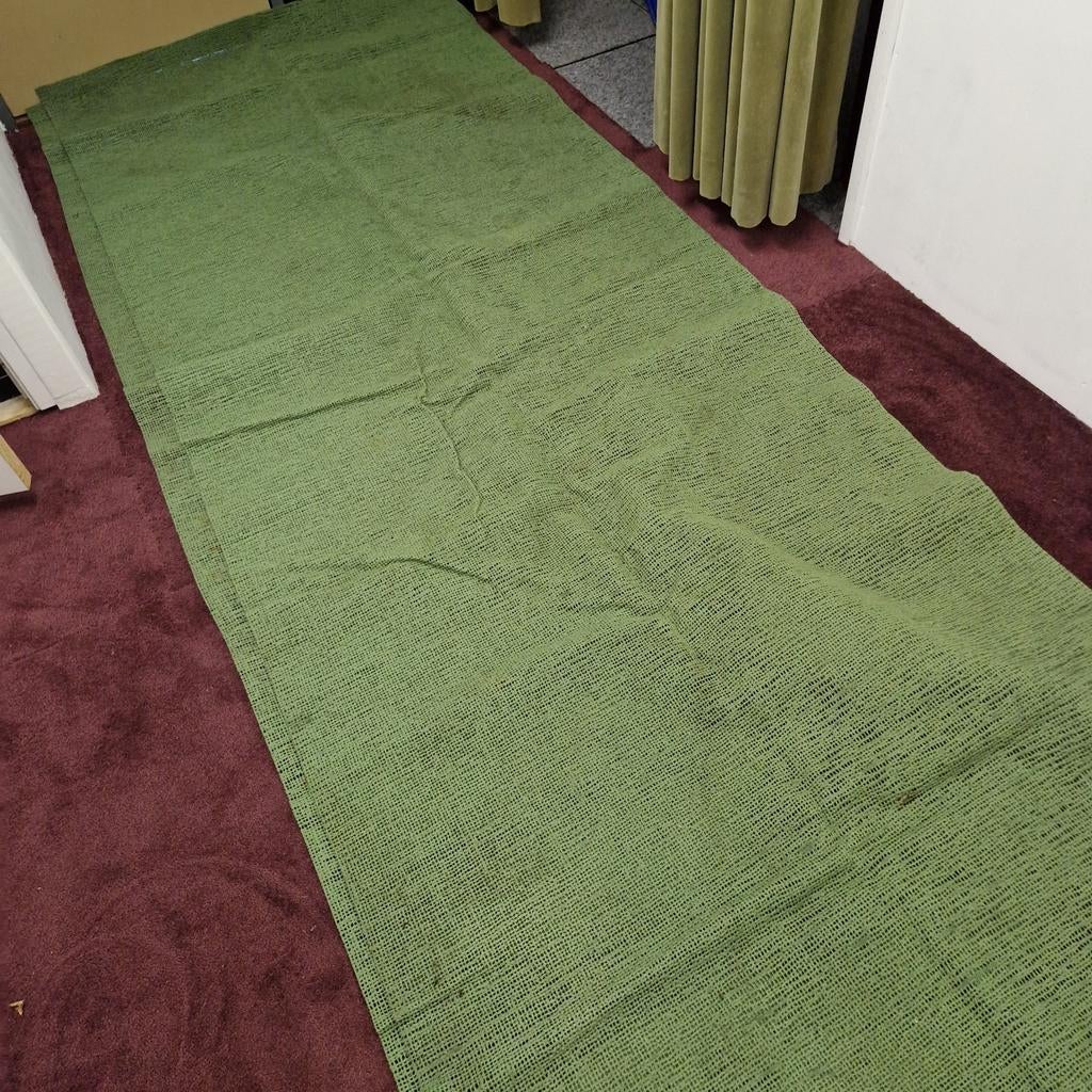 GERESERVEERD Groen graskleed 5.20 x 2.40 m, Caravans en Kamperen, Kampeeraccessoires, Ophalen, Gebruikt