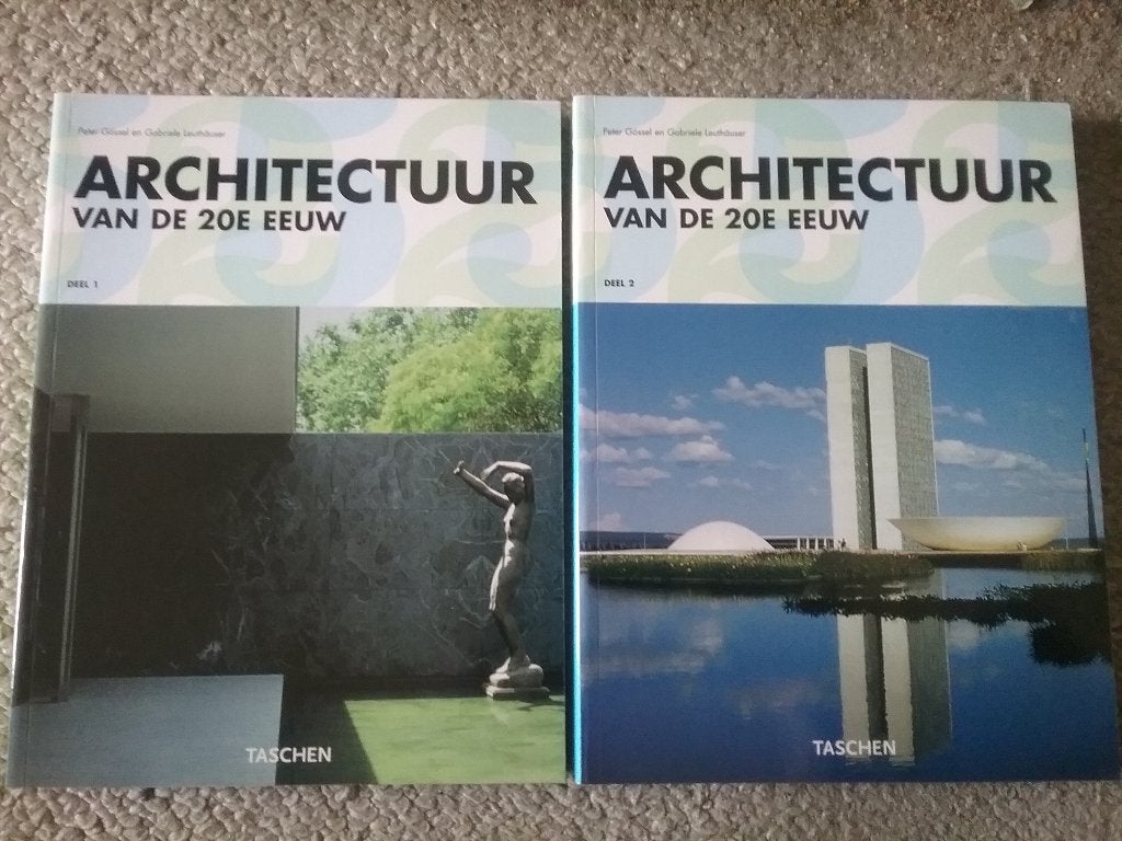 Architectuur van de 20e eeuw (2005; 2 delen, Taschen), Boeken, Ophalen of Verzenden, Zo goed als nieuw, Architectuur algemeen