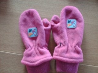 Roze wanten 7-8 jaar (maat 128), Gebruikt, Handschoenen, 122 t/m 128, Verzenden