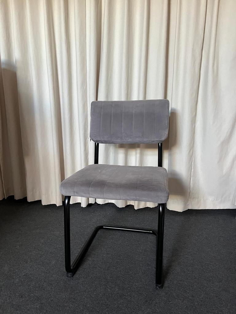 Bureau/eetkamerstoel grijs, Huis en Inrichting, Stoelen, Ophalen, Grijs, Eén