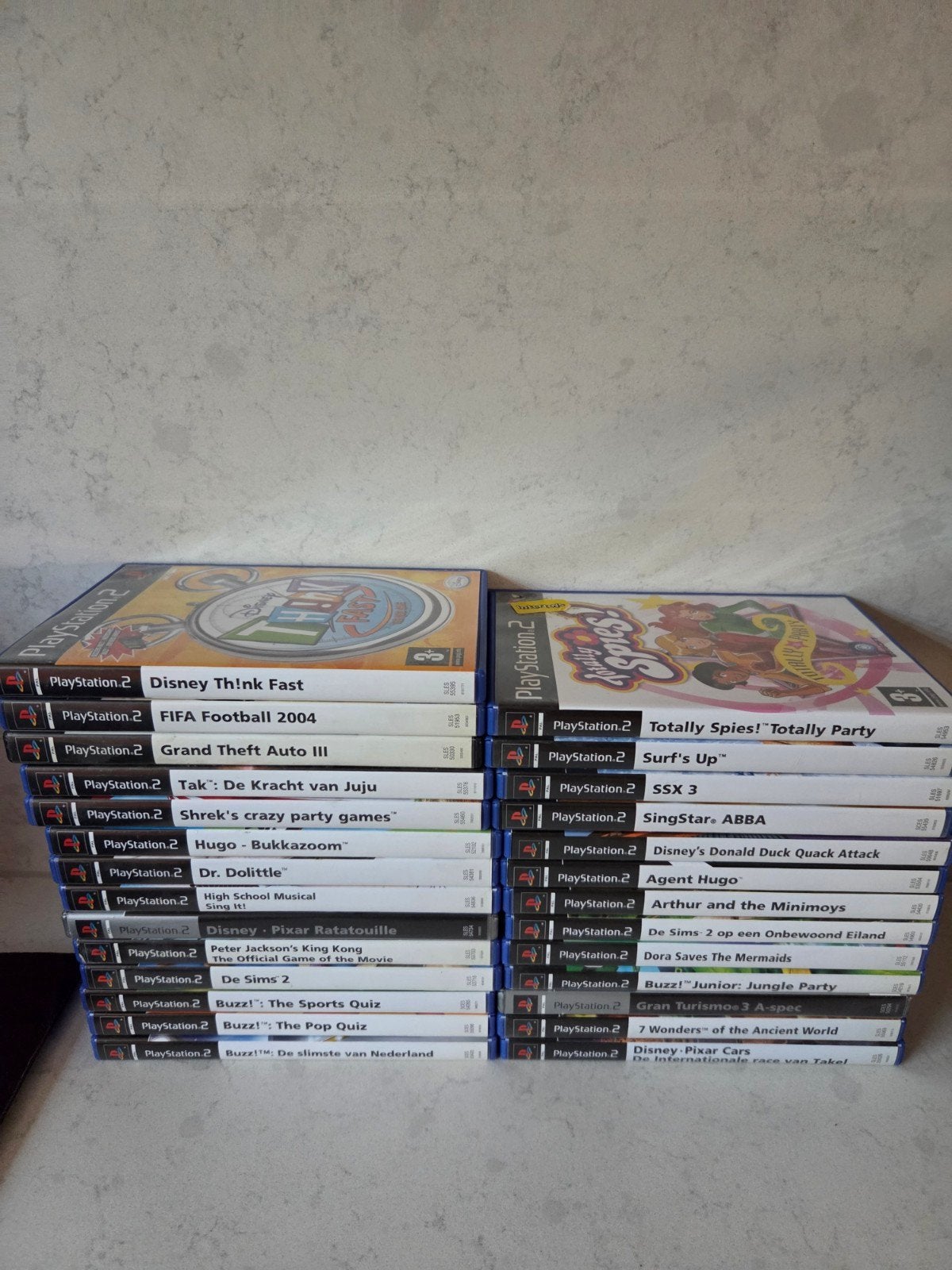 27x Playstation 2 / PS2 spellen, 1 speler, Ophalen of Verzenden, Zo goed als nieuw, Vanaf 3 jaar