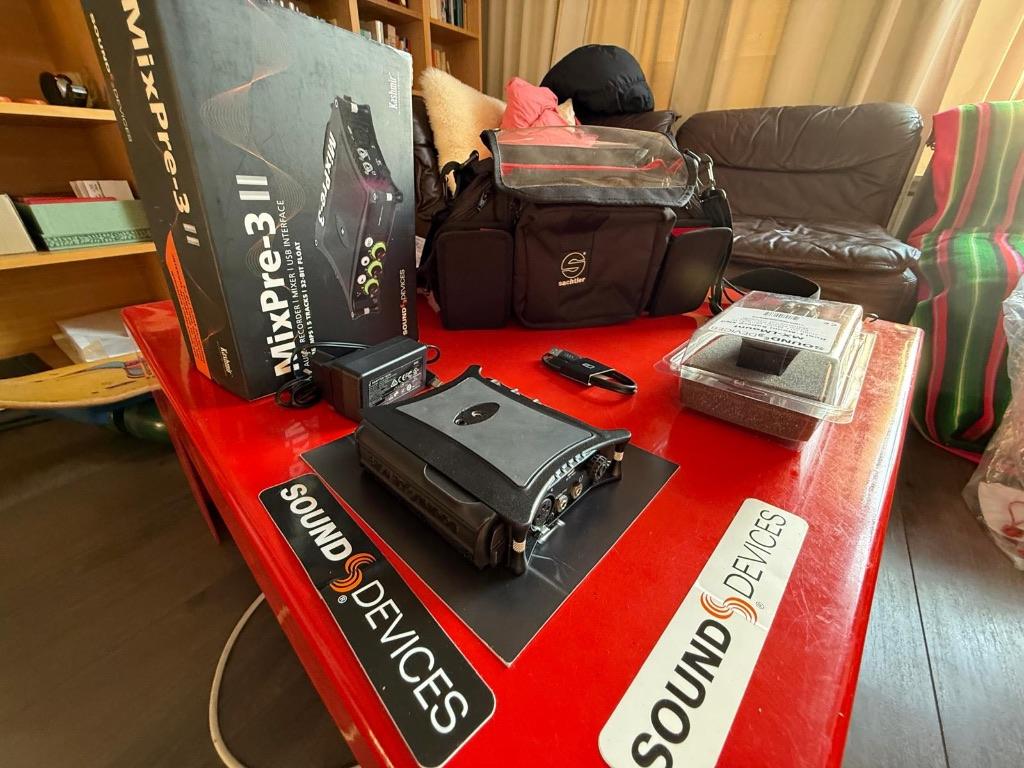 Mixpre 3II + MX L Mount + Sachtler bag, Ophalen, Zo goed als nieuw, Audio