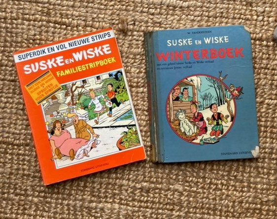 Suske en Wiske: Familiestripboek & Winterboek, Boeken, Stripboeken, Meerdere stripboeken, Ophalen, Gelezen