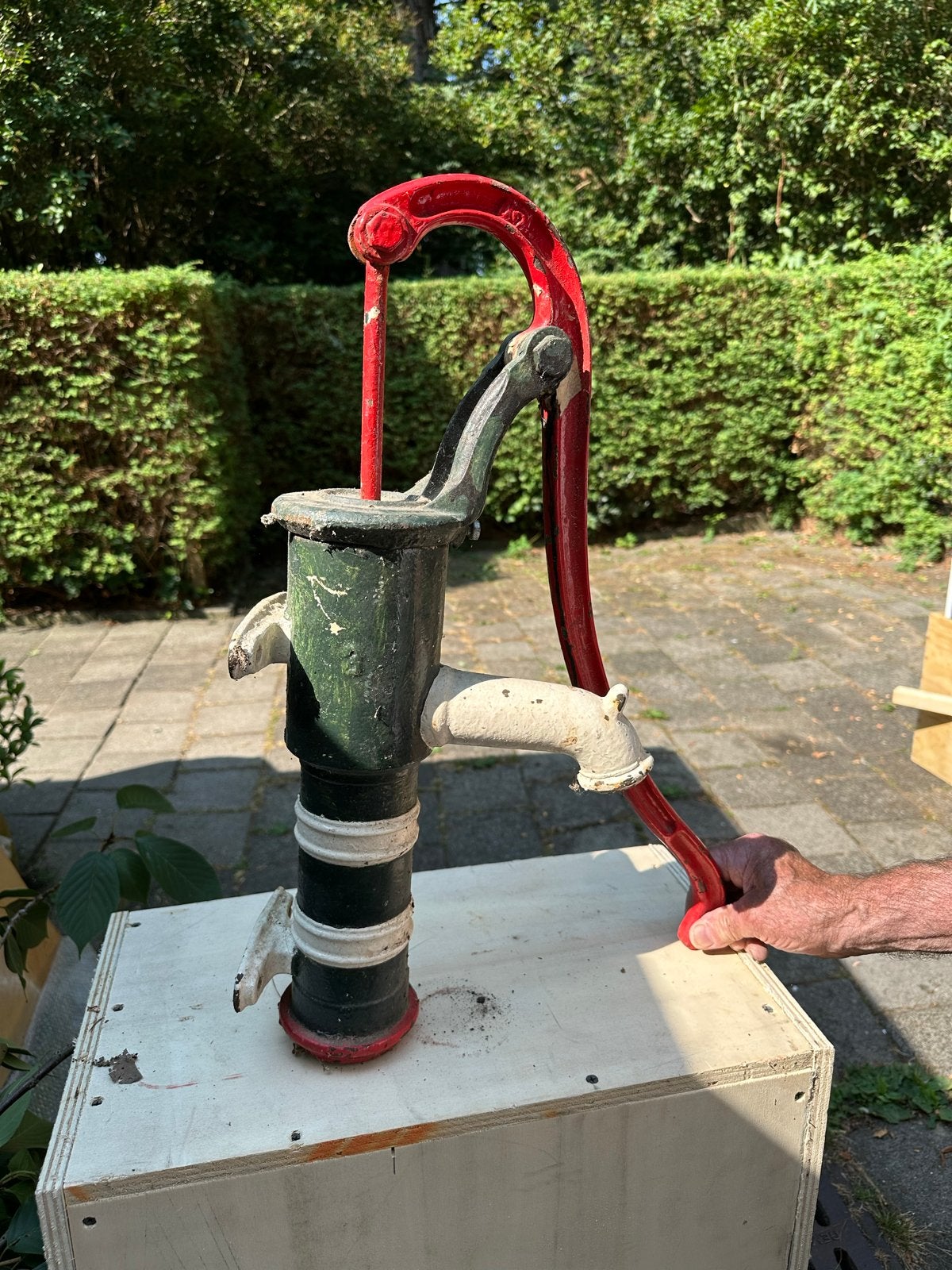 Antieke handpomp - Decoratieve waterpomp, Tuin en Terras, Ophalen of Verzenden, Gebruikt, Handmatig, Overige typen