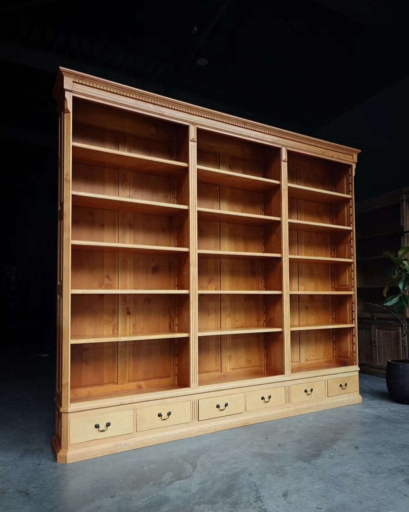 Geweldige grote klassieke boekenkast | Bibliotheekkast #3433, Gebruikt, -, 200 cm of meer, -