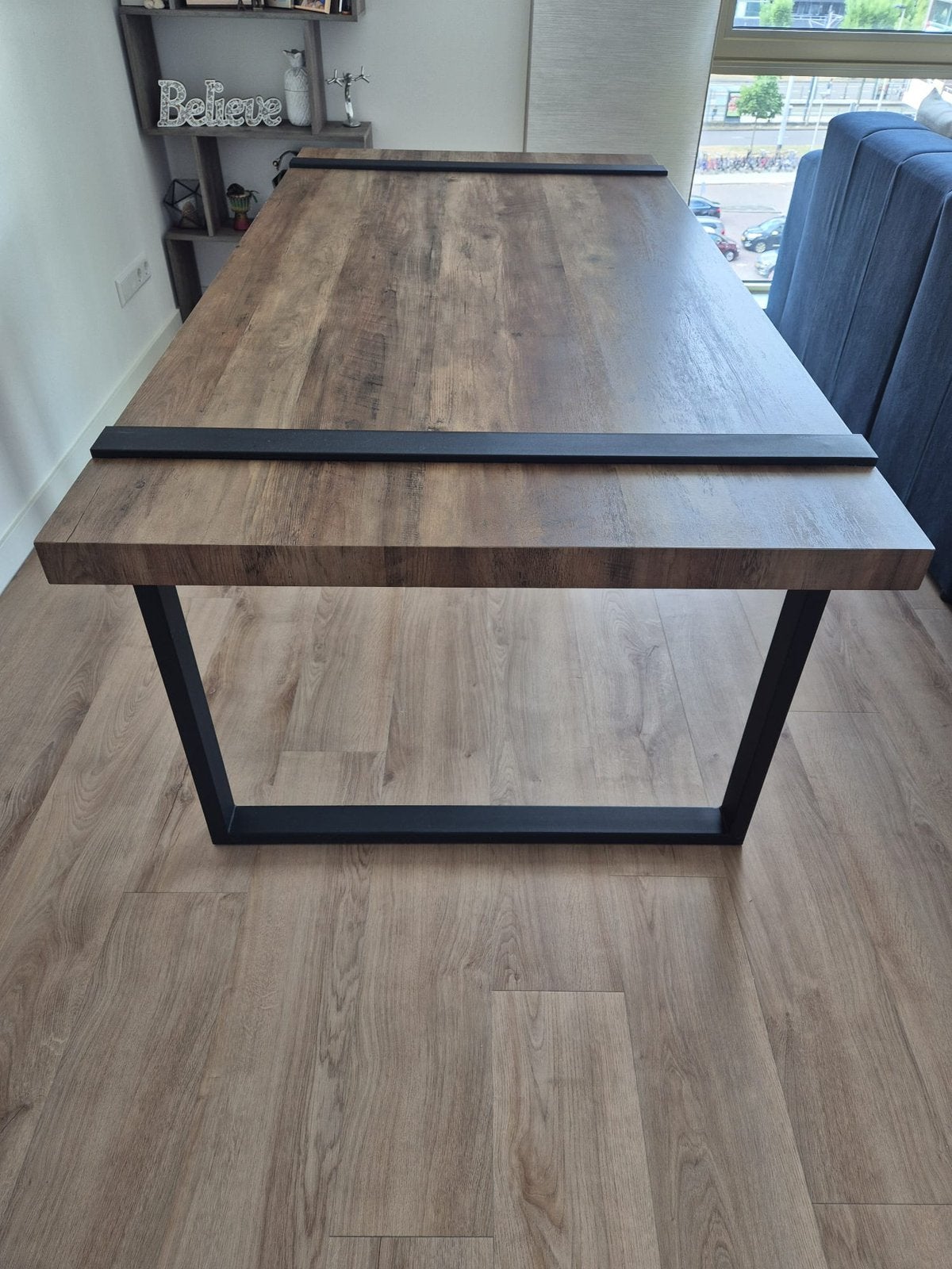 Eettafel, Ophalen, Gebruikt, 50 tot 100 cm, 150 tot 200 cm