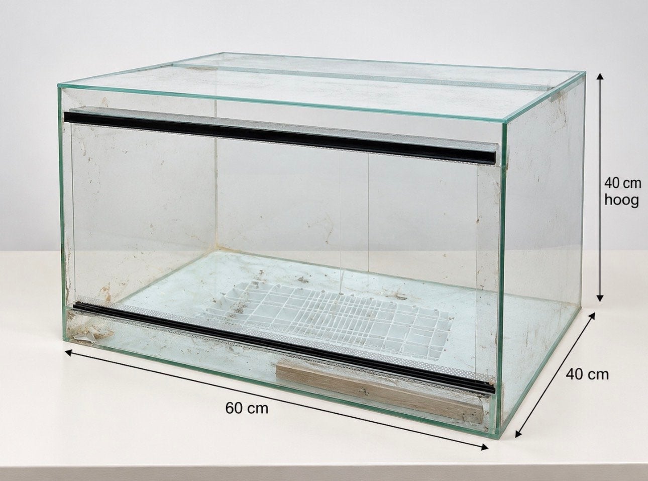 Glazen hamster verblijf / terrarium, Dieren en Toebehoren, Ophalen of Verzenden, Gebruikt, Terrarium of Paludarium