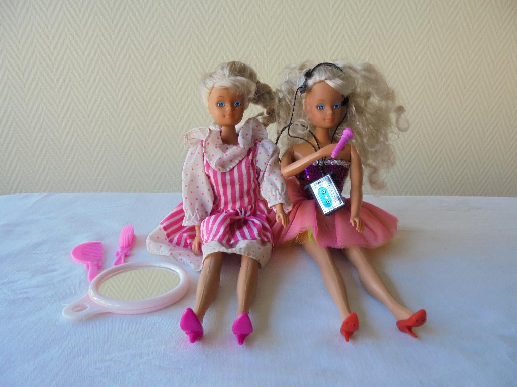 2 barbys Simba-Toys en Steffi Love, Ophalen of Verzenden, Gebruikt, Barbie
