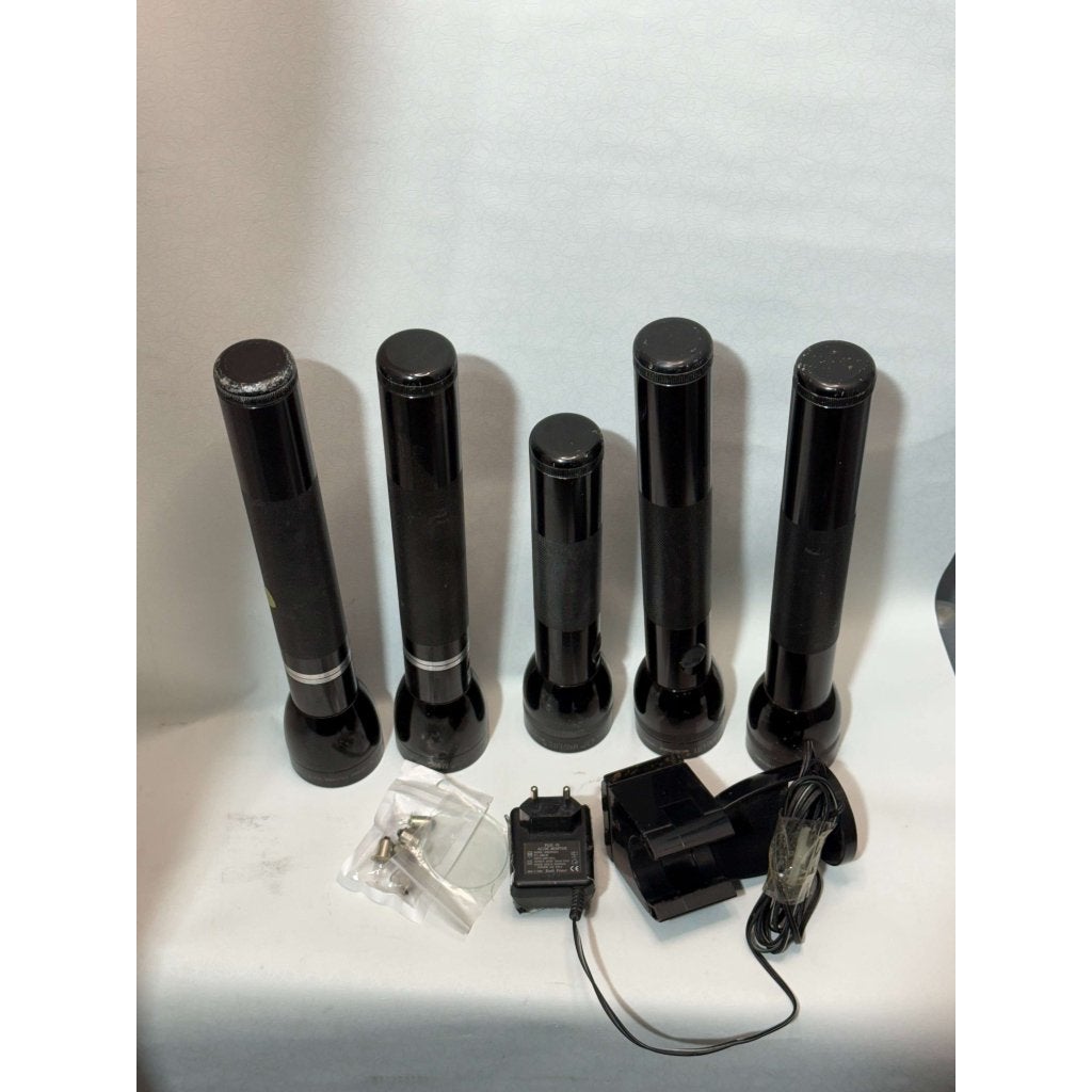 Maglite 4D 5 stuks, deels led, Gebruikt, Ophalen of Verzenden, Guaestus Trading, Sales@guaestus.com