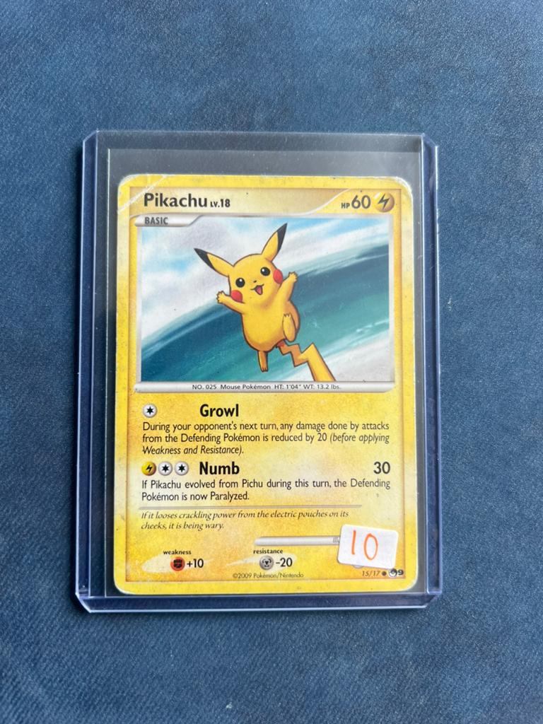 Pikachu Lv.18 pop series 9, Ophalen of Verzenden, Zo goed als nieuw