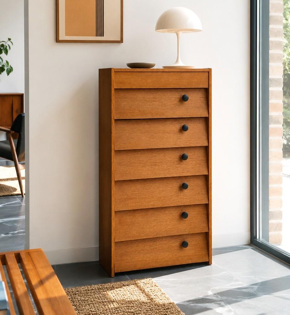 Prachtige XL vintage schoenenkast, Ophalen, Zo goed als nieuw, Midcentury
