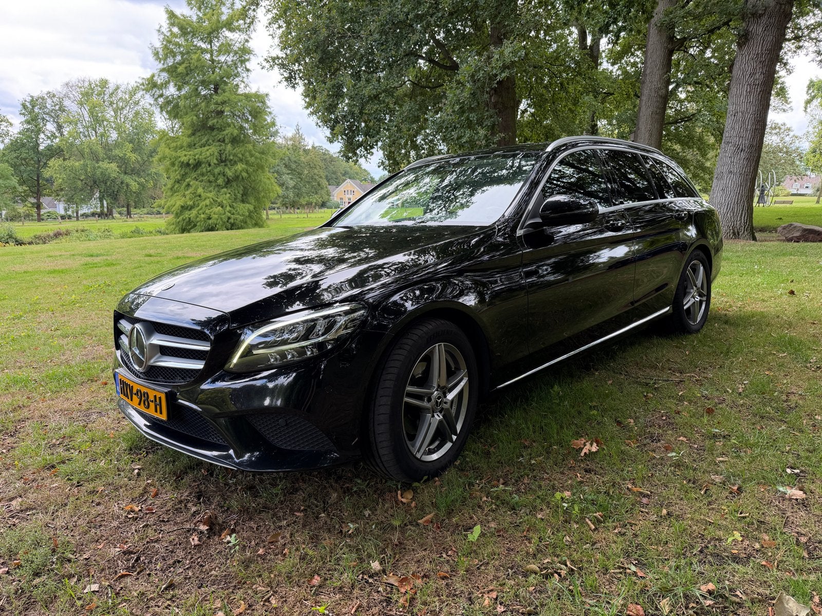 Mercedes-Benz C-Klasse C180 Blueefficiency Aut. 2019 Zwart, Automaat, Achterwielaandrijving, 1800 kg, Zwart