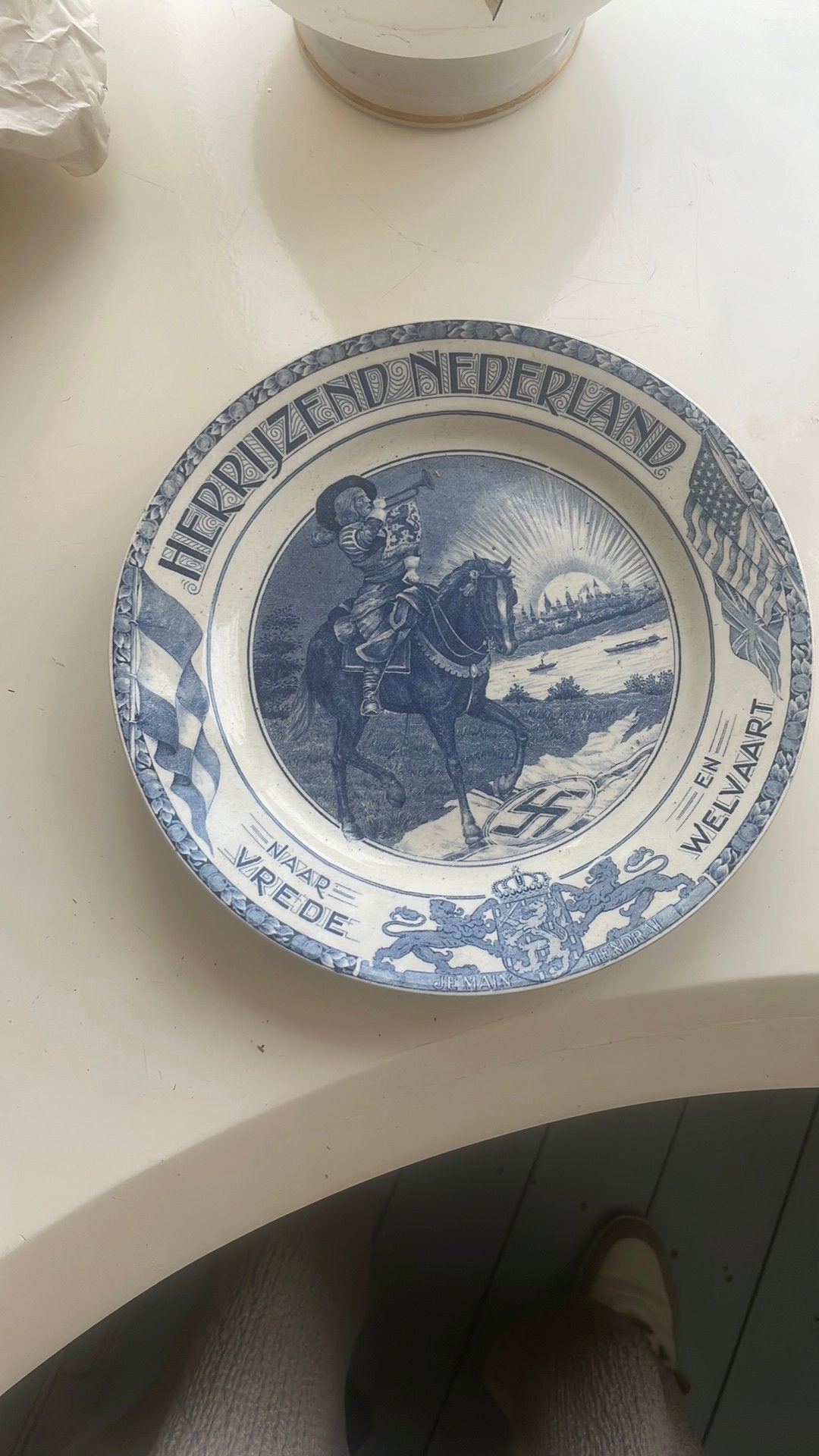 Te koop : herdenkingswandschotel uit tweede wereldoorlog, Ophalen