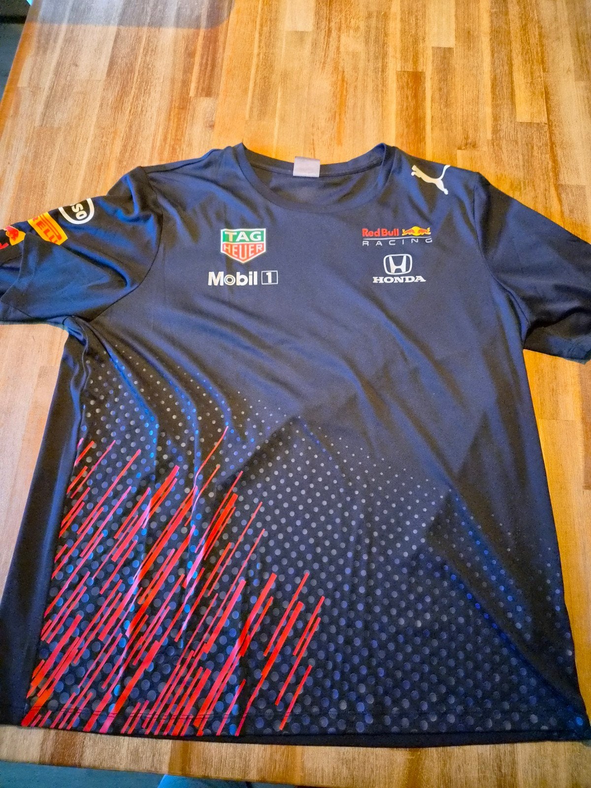 Max Verstappen Formule 1 T-shirt - Maat XL, Kleding | Heren, T-shirts, Ophalen, Zo goed als nieuw, Maat 56/58 (XL), Red Bull Racing