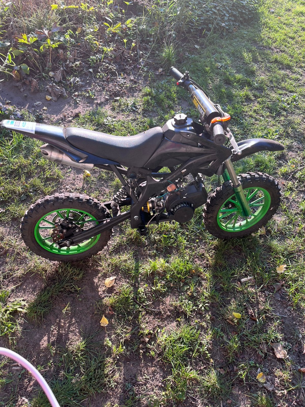 Minibike minicrosser pitbike pocketbike crosser 49cc 50cc 2t, Ophalen, Zo goed als nieuw, Pitbike