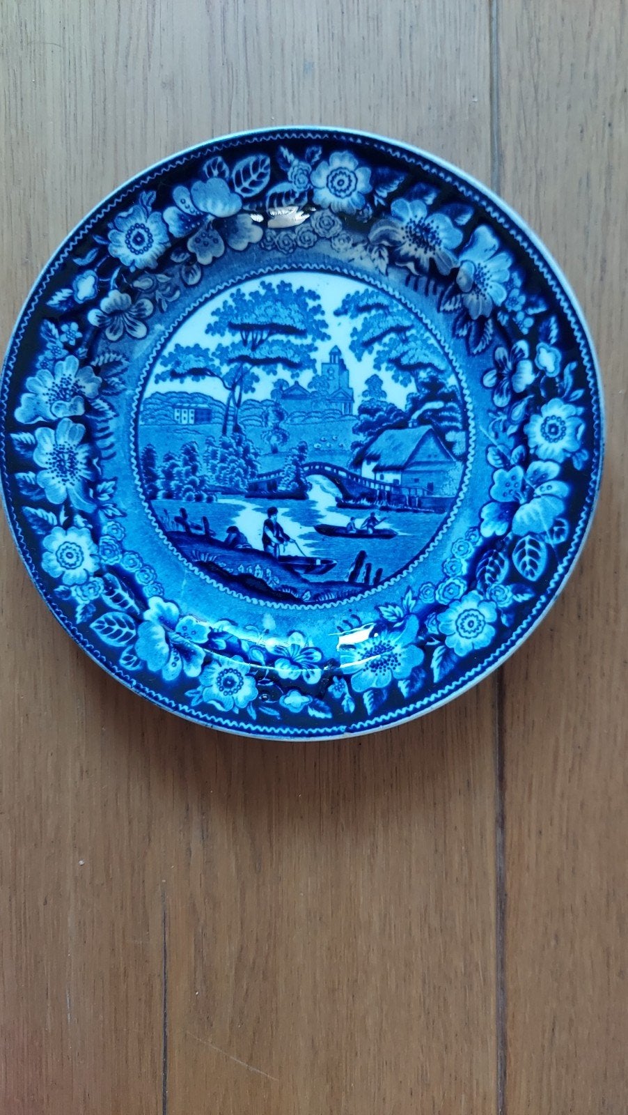 Antiek Wild Rose bordje van Wood & Sons, Antiek en Kunst, Ophalen of Verzenden