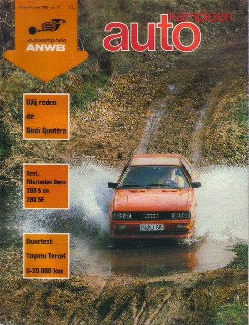 Autokampioen 17 1980 : Audi Quattro Coupe - Mercedes Benz S, Ophalen of Verzenden, Gelezen, Algemeen