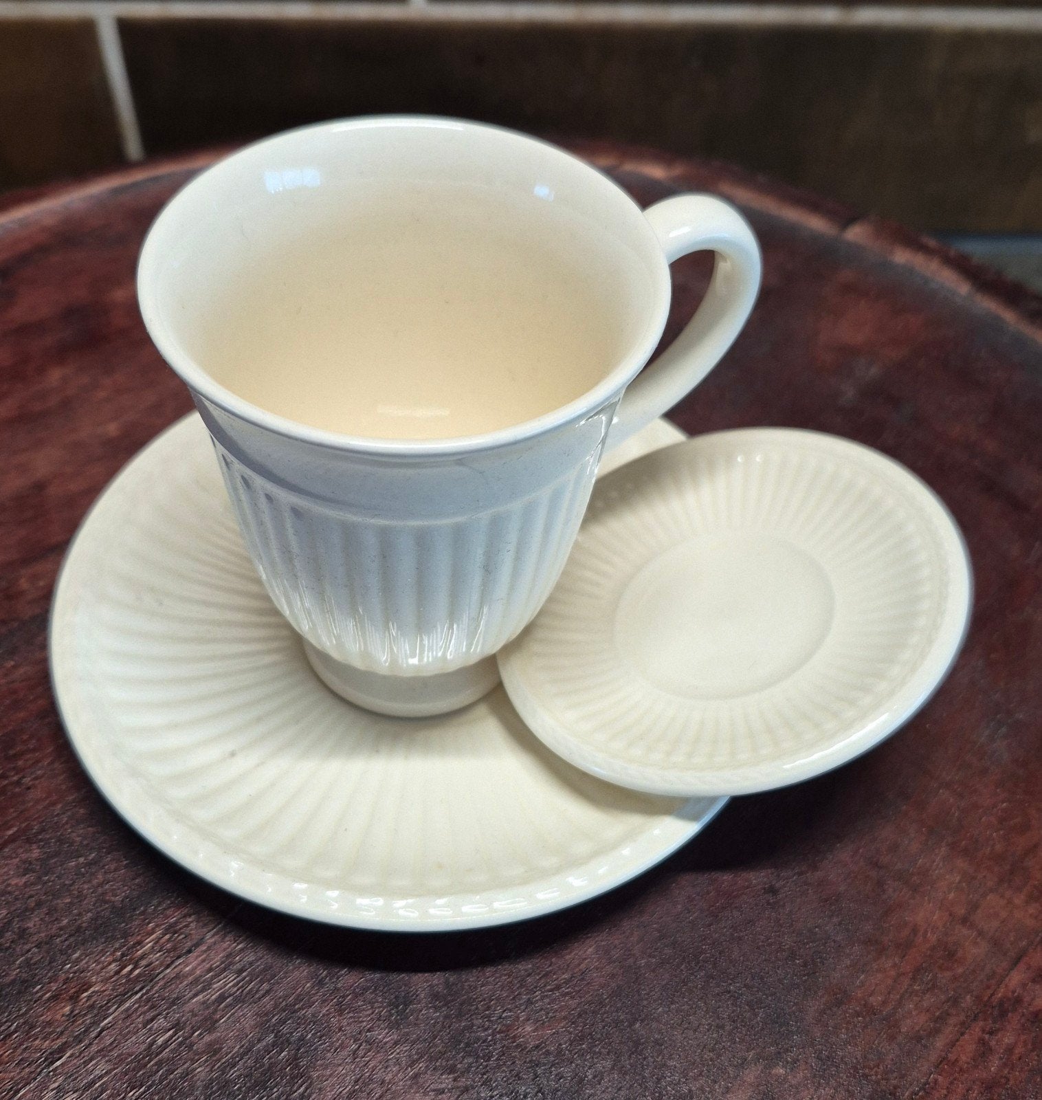 Wedgwood Edme Etruria Barlaston Kop en Schotel, Ophalen of Verzenden