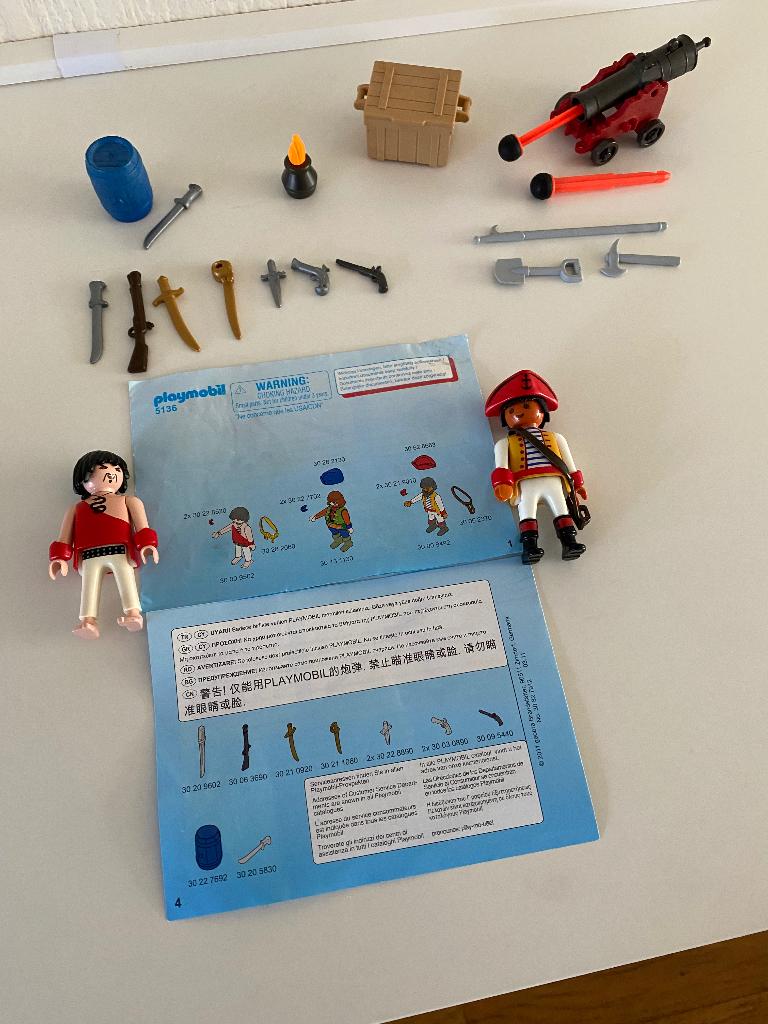 playmobil 5136 Piraten, Ophalen of Verzenden, Zo goed als nieuw, Complete set
