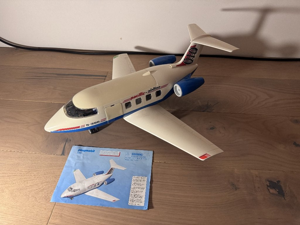 Playmobil Passagiersvliegtuig 5395, Gebruikt, Complete set, Overige typen, Ophalen of Verzenden
