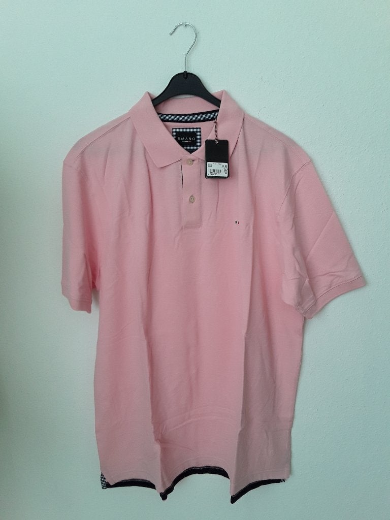 Polo licht roze mt XXL van Umano, nieuw, Kleding | Heren, Verzenden, Nieuw, Overige maten, Roze