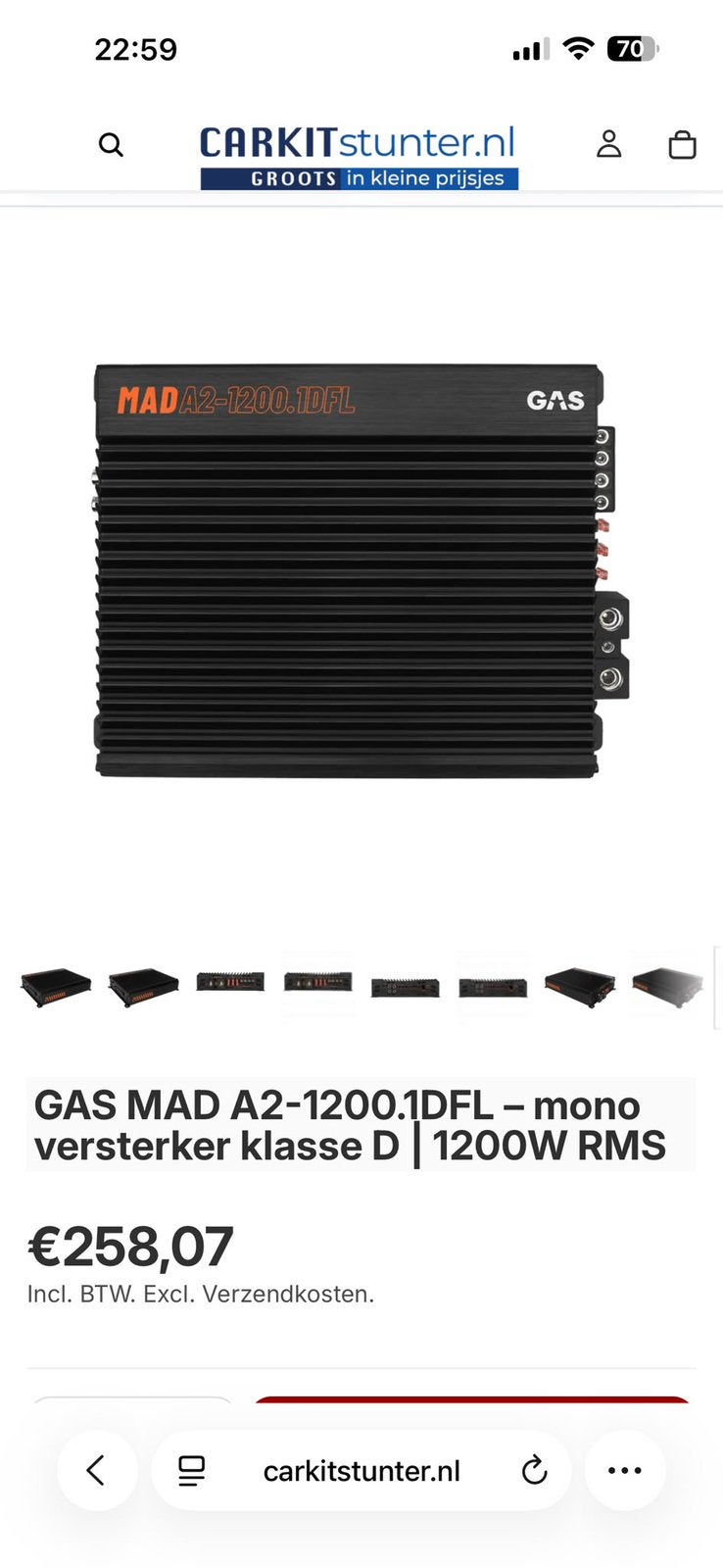 Krachtige sub van 3000watt en 1000 rms, Ophalen, Zo goed als nieuw