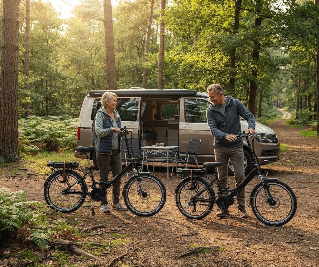 1 of 2 Electrische vouwfietsen Gevraagd, Ophalen of Verzenden, Gebruikt, 20 inch of meer