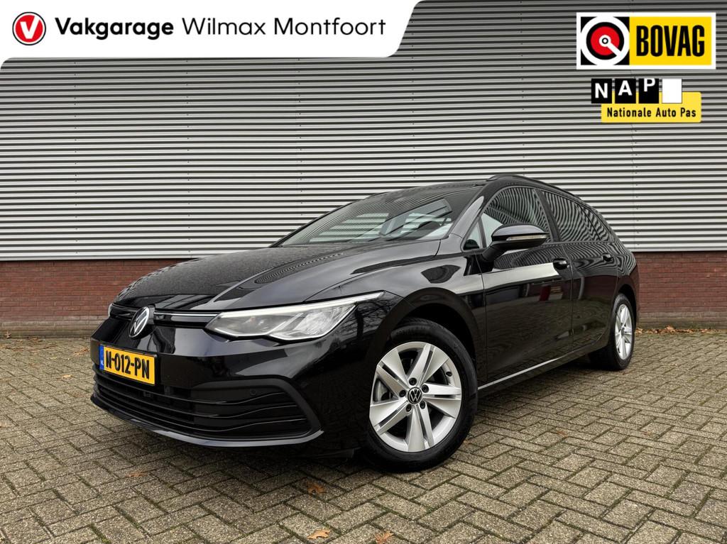 Volkswagen Golf Variant 1.0 eTSI Life|Automaat|Adaptive Crui, Auto's, Volkswagen, Gebruikt, Zwart, Origineel Nederlands, Automatische klimaatregeling