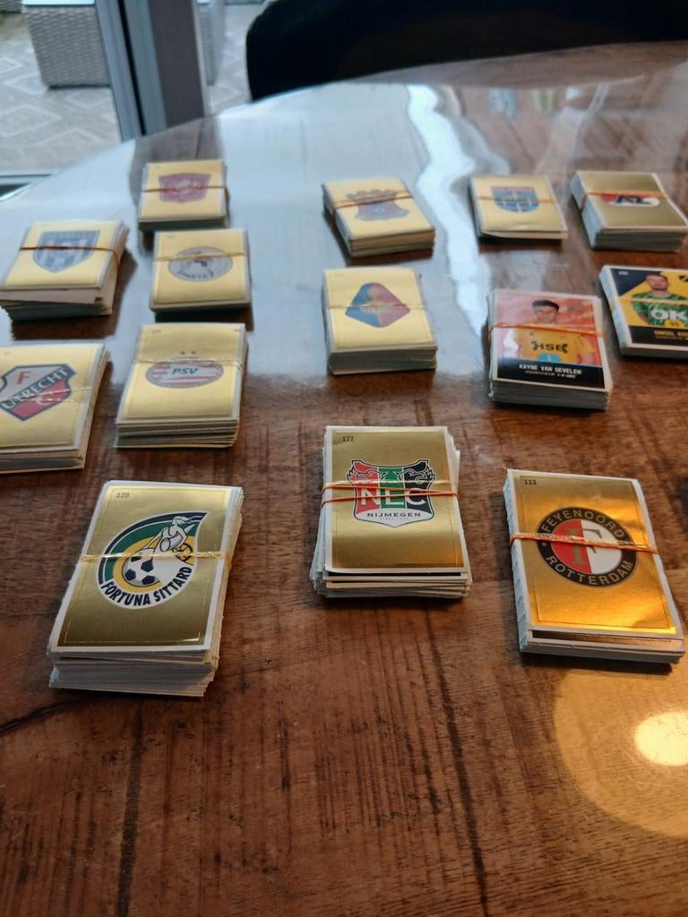Voetbalplaatjes Plus - Diverse clubs, Ophalen of Verzenden, Gebruikt, Overige binnenlandse clubs, Poster, Plaatje of Sticker