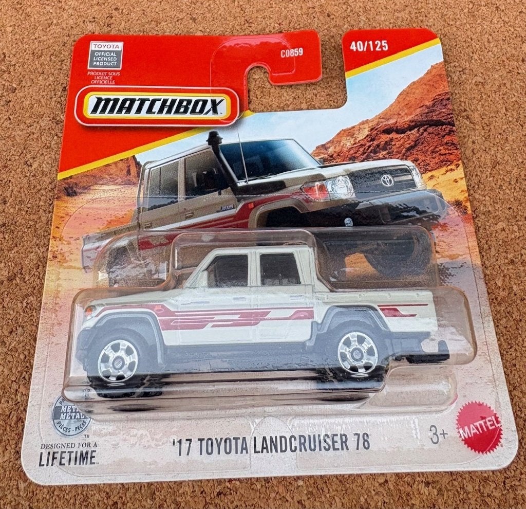 Matchbox Toyota Landcruiser 78 Pickup 40/125, Ophalen of Verzenden, Nieuw, Auto