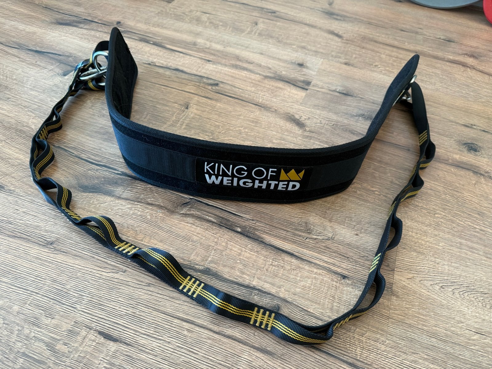 King of Weighted dipriem/halterriem, Sport en Fitness, Fitnessmaterialen, Ophalen of Verzenden, Zo goed als nieuw, Armen, Halterriem