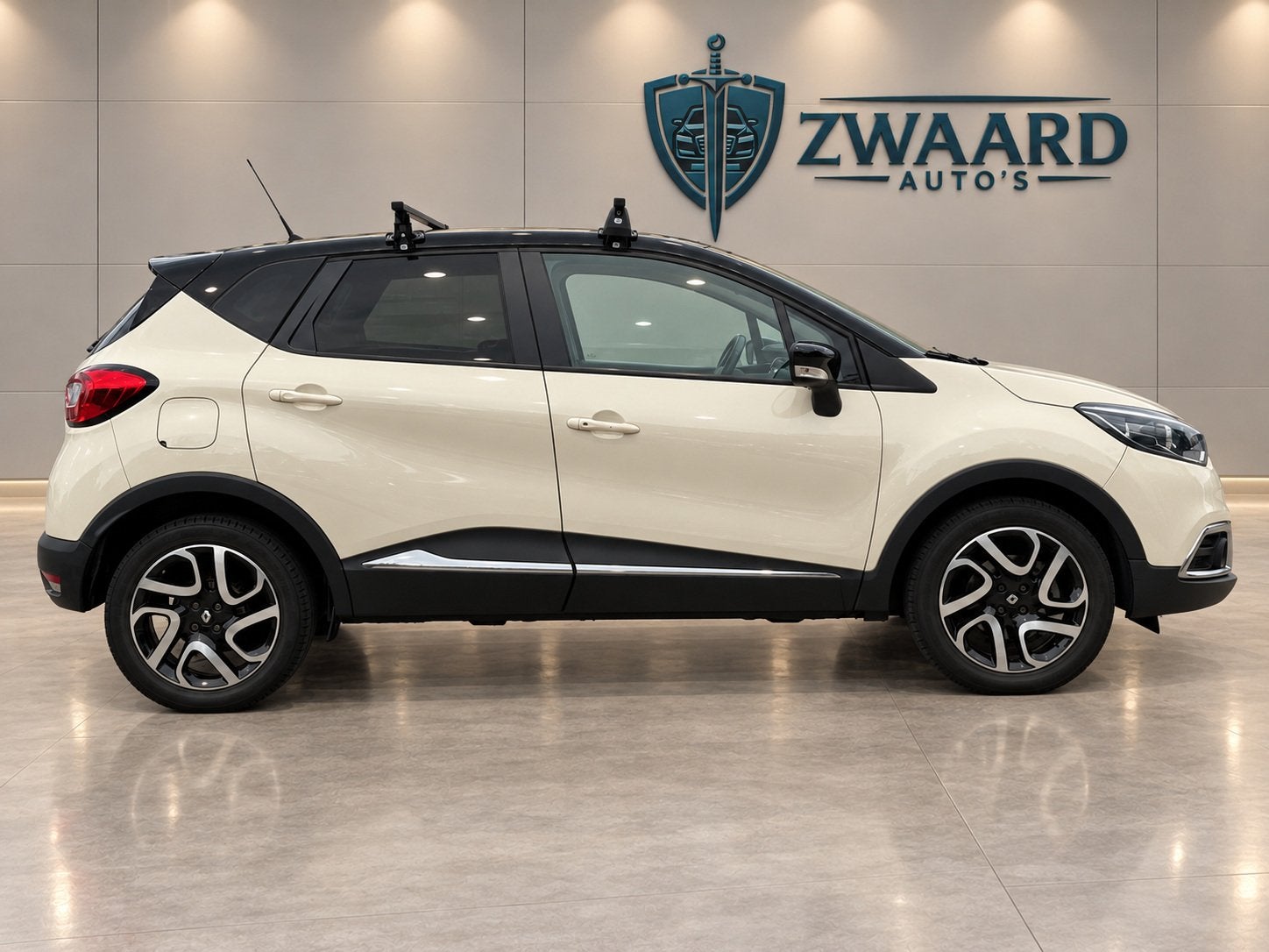 Renault Captur 1.2 TCe Dynamique l Automaat l Cruise l Navi, Auto's, Stof, 4 cilinders, Wit, Origineel Nederlands