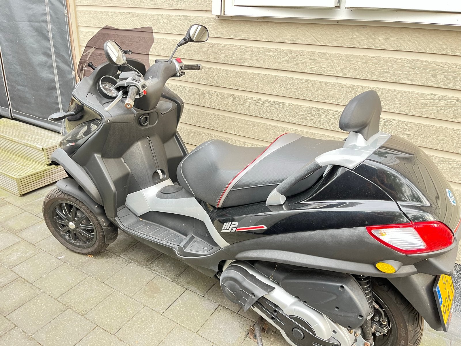 Piaggio MP3 400 LT Motorscooter - Zwart, Fietsen en Brommers, Ophalen, Gebruikt, Overige modellen, Maximaal 45 km/u