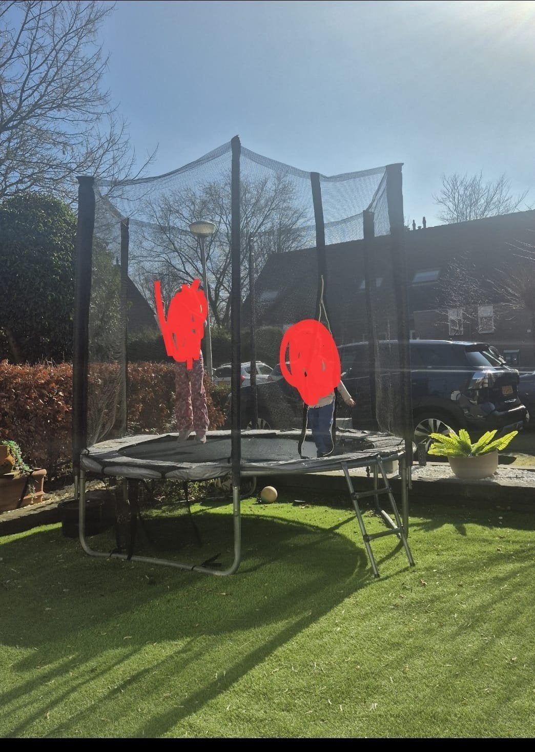trampoline met trap gratis 2.5 jaar oud, Ophalen