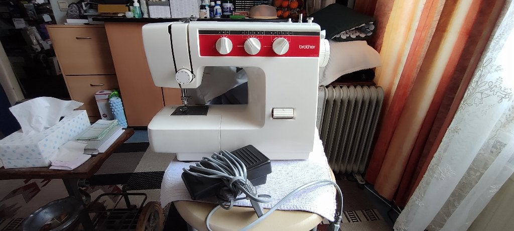 Brother VX-1100 naaimachine met voetpedaal, Ophalen of Verzenden, Gebruikt, Naaimachine, Brother