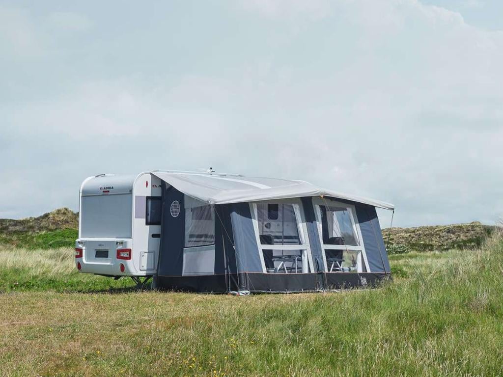 Isabella Cirrus North 300 met uitbouw en kuipzeil showmodel, Caravans en Kamperen, Voortenten en Luifels, Ophalen of Verzenden