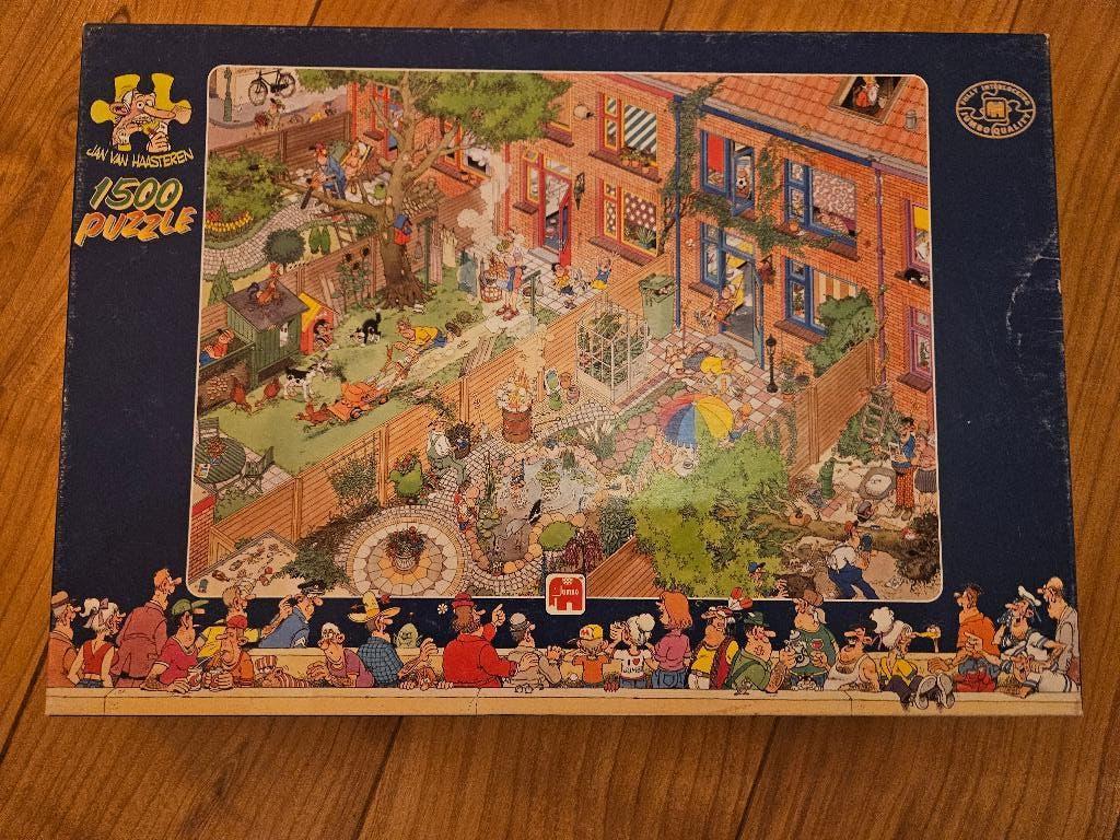 Jan van Haasteren puzzle - De Buren, Ophalen of Verzenden, 500 t/m 1500 stukjes, Zo goed als nieuw, Legpuzzel