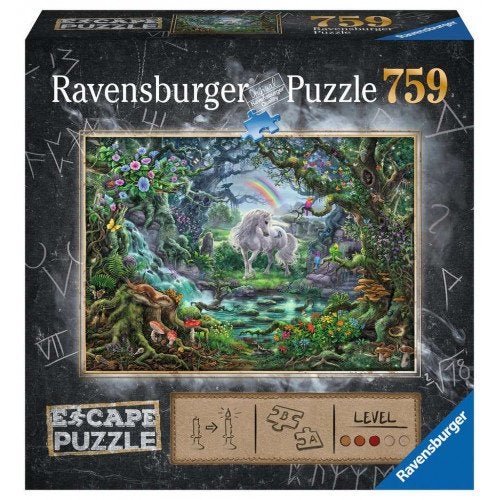 Ravensburger: Escape Puzzel 9: Unicorn 759 stukjes, Verzenden, 500 t/m 1500 stukjes, Nieuw, Legpuzzel