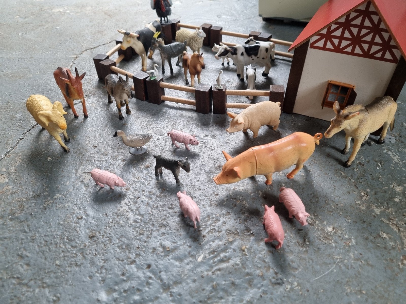 boerderij met dieren, Ophalen