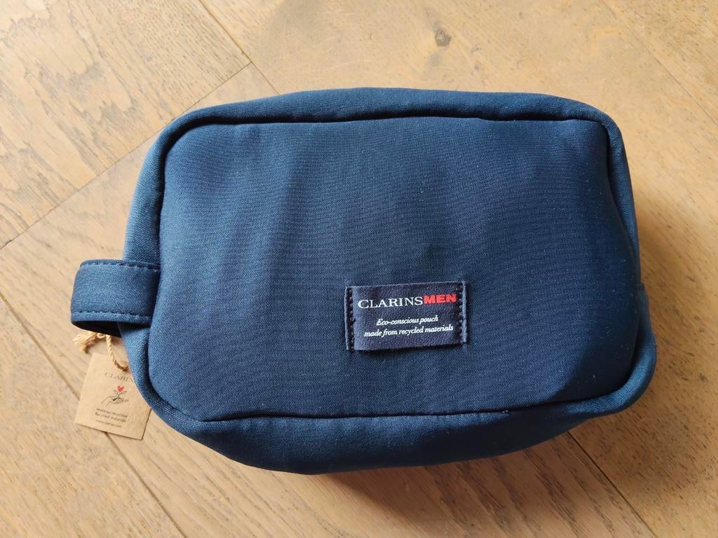 Clarins men beauty case, Sieraden, Tassen en Uiterlijk, Toilettassen, Ophalen of Verzenden, Nieuw, Blauw, Heer