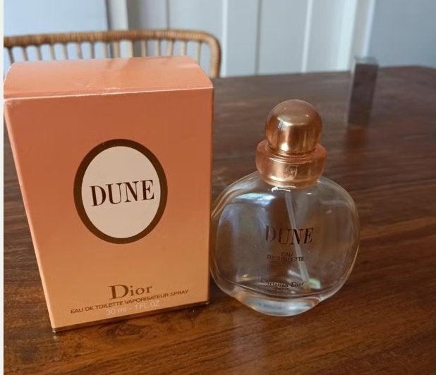Dior Dune – Lege Flacon 30ml + Originele Doos (Batch 2016)?, Verzamelen, Parfumverzamelingen, Ophalen of Verzenden, Parfumfles