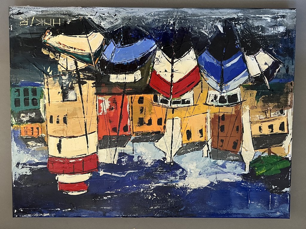 Henk ravenhorst, Antiek en Kunst, Kunst | Schilderijen | Modern, Ophalen