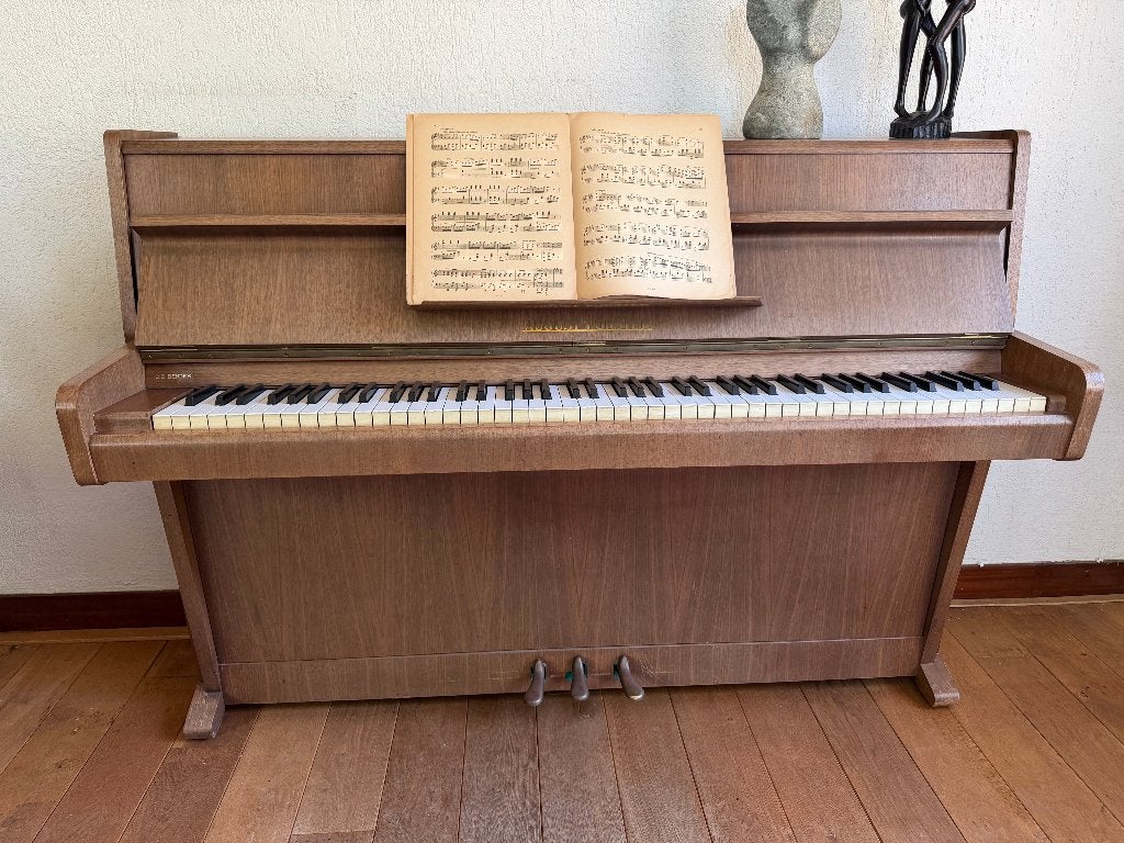 Piano - August Förster (C.C. Bender), Ophalen, Gebruikt, Bruin, Piano