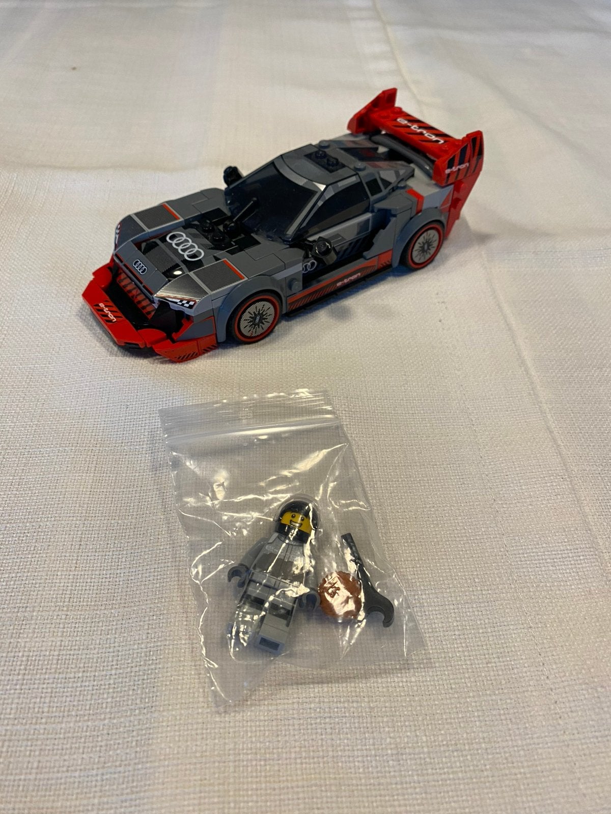 Lego 76921 Audi S1 e-tron quattro, Compleet, Gebruikt, Lego, Complete set